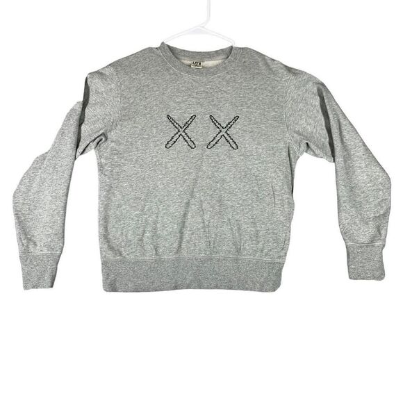 KAWS X UNIQLO Sesame Street Sweatshirt XS Women Gray - Picture 1 of 9